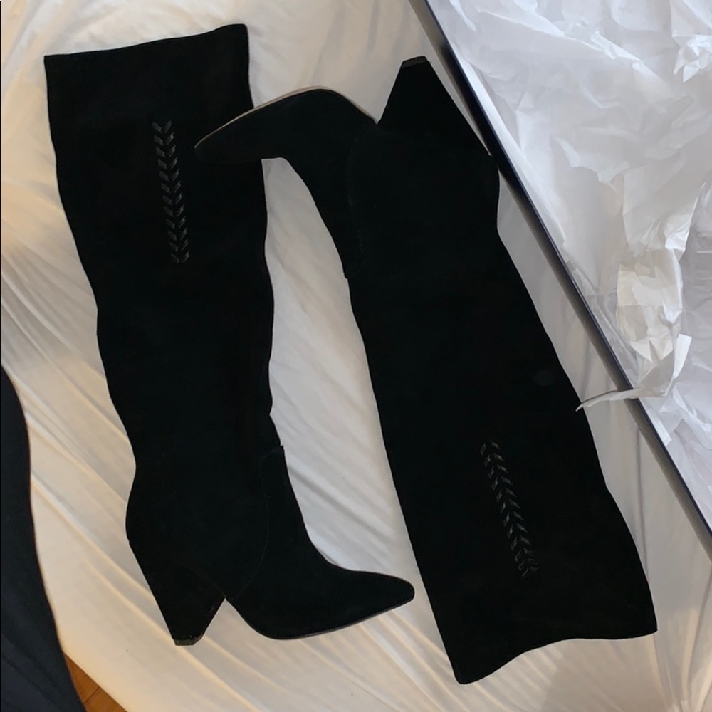 Splendid nelda black suede